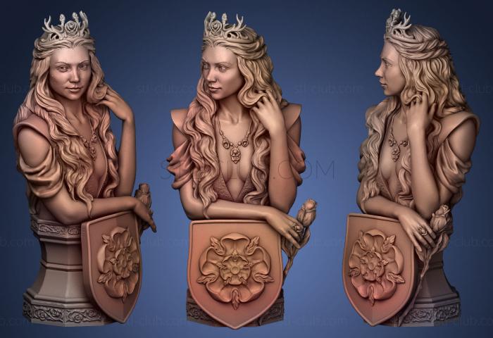 3D model Margaery Tyrell (STL)